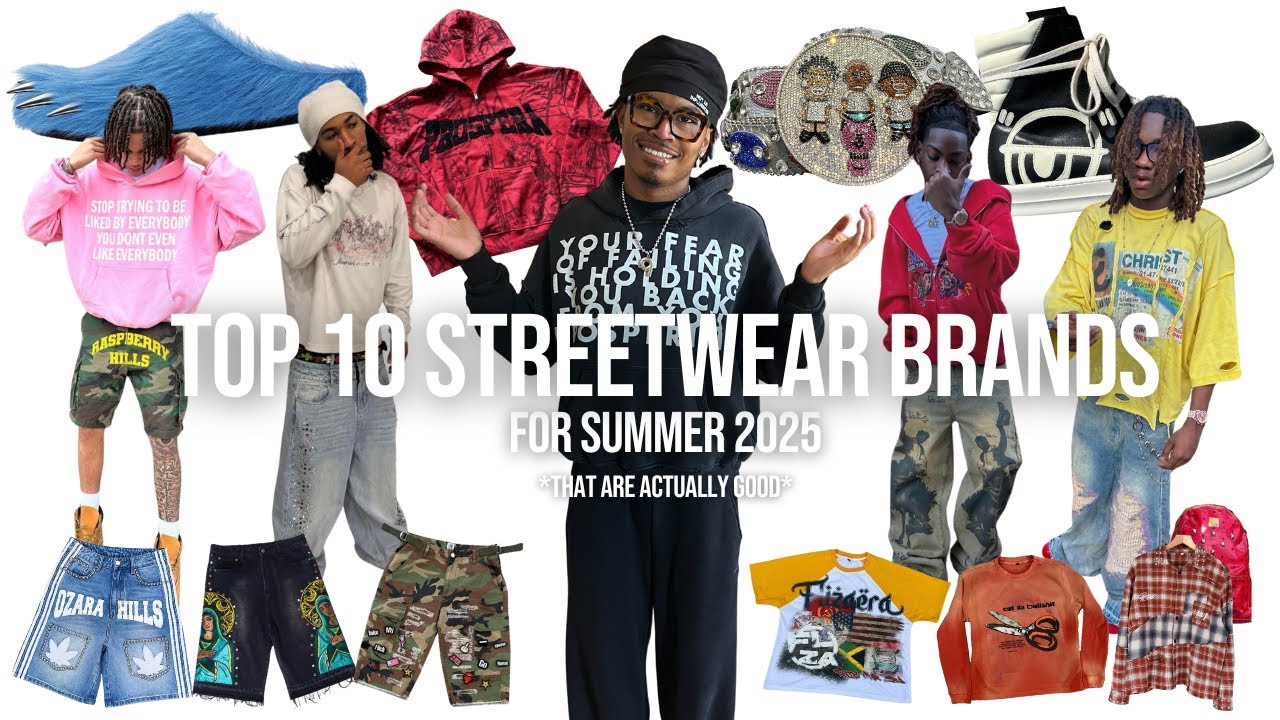 Top 10 Streetwear Brands for Summer 2025 *that are actually good* | Streetwear Shopping Vlog