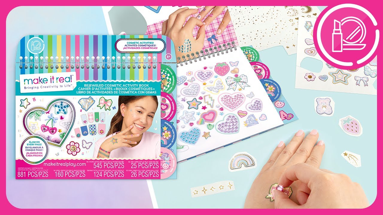 DIY Glam with the Bejeweled Cosmetic Activity Book