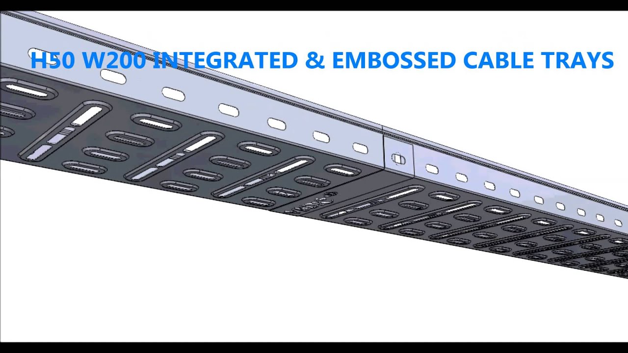 ARDI&Ccedil; ELEKTRİK H50 W200 INTEGRATED & EMBOSSED CABLE TRAYS