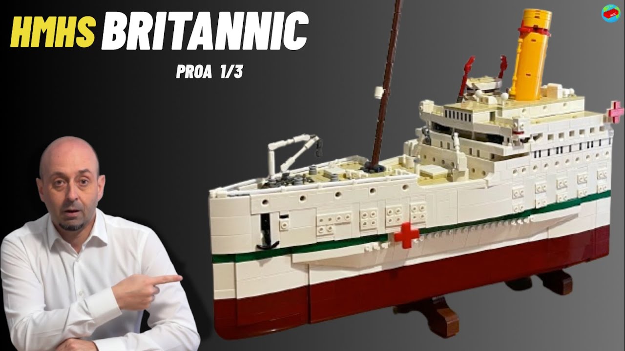 👉 HMHS Britannic | Строим последний гигант компании White Star Line из LEGO · Bow (1/3)