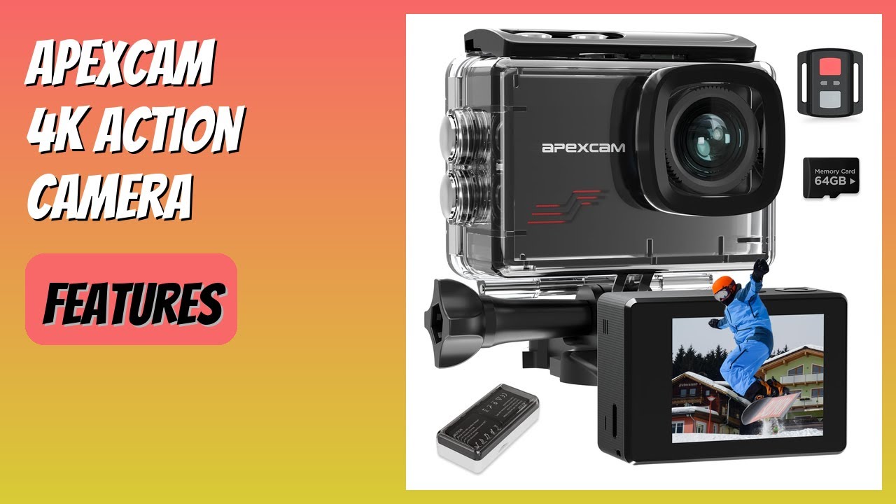 REVIEW (2026): Apexcam 4K Action Camera. Features