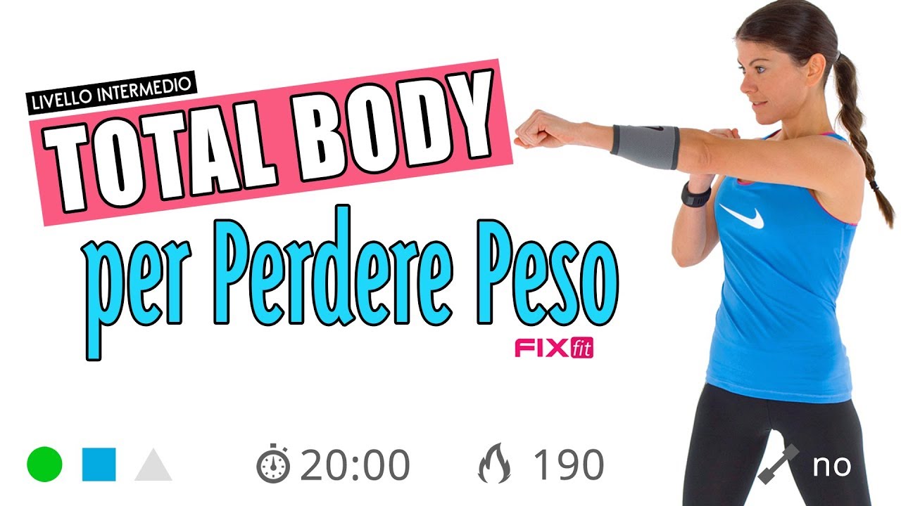 Esercizi Per Dimagrire: Total Body Ad Alta Intensit&agrave; Per Perdere Peso