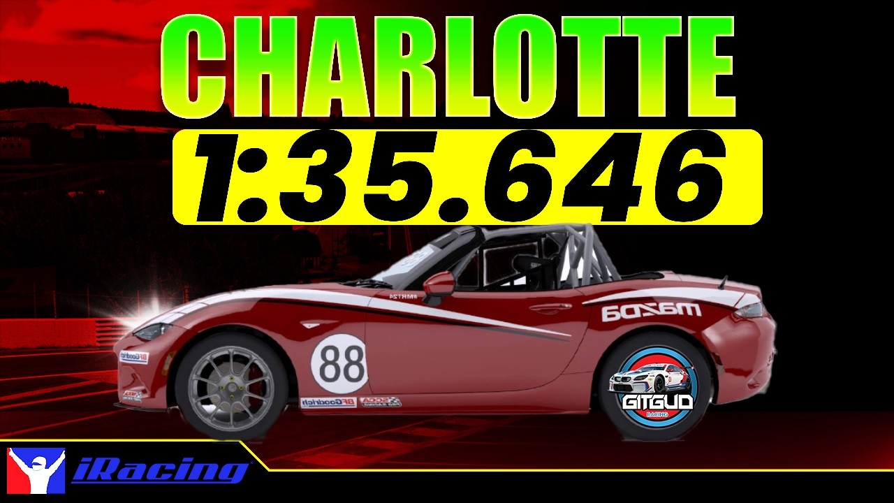 Гайд по трассе Charlotte Roval для iRacing (класс новичков, MX-5) &mdash; 1:35.646