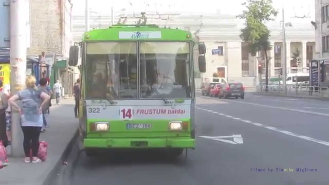 Trolleybuses/Trackless Trolleys of Kaunas, Lithuania - Kauno troleibusai 2014