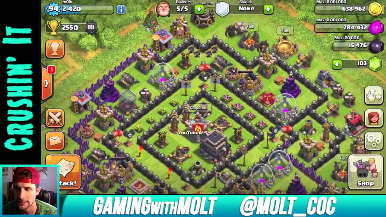 Clash of Clans :: Clan Wars Update : TH9 Base