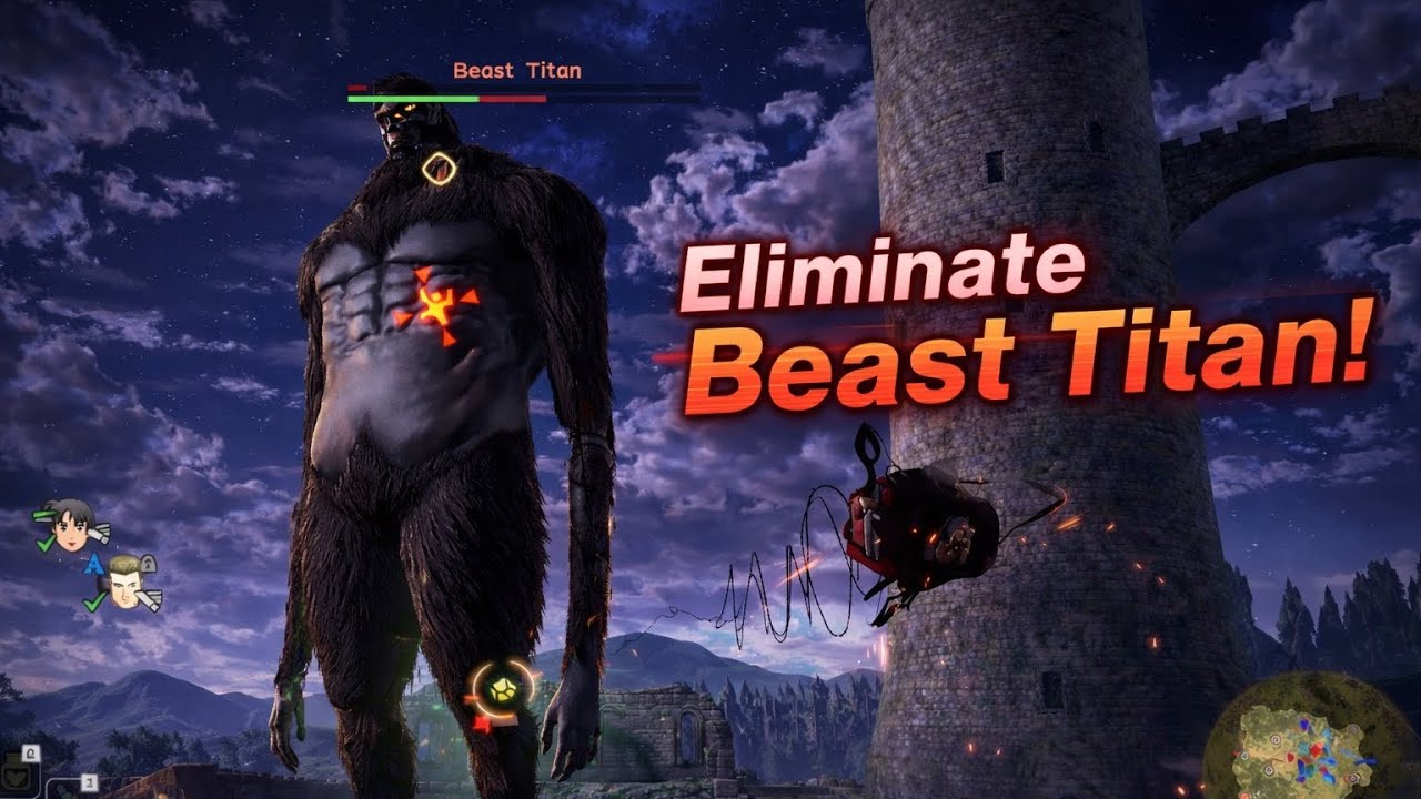 Lumpuhkan beast titan - attack on titan 2 part 7