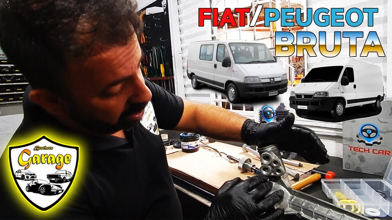 Caixa de Direcao Fiat Ducato ou Peugeot Boxer - Tutorial completo para efetuar o Reparo