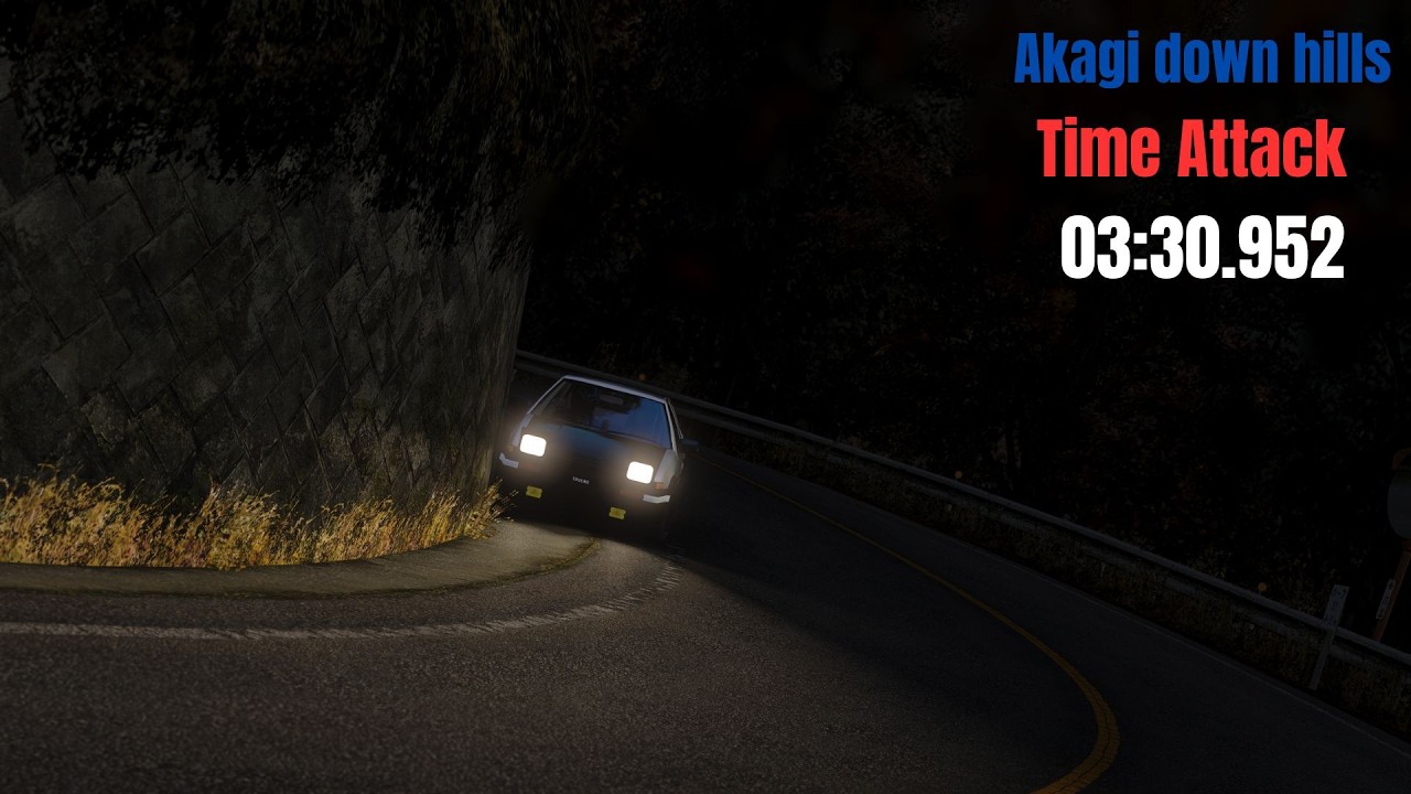Time Attack Akagi Ae86 tuned (3:30:952) with my own style