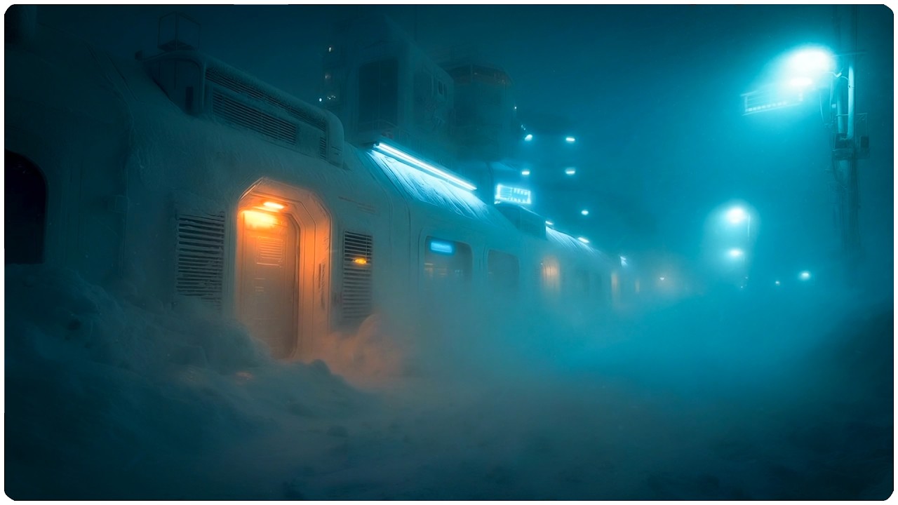 The Deepest I've Ever Slept: Soothing Snowstorm Sounds at an Arctic Outpost | Spatial Windy ASMR