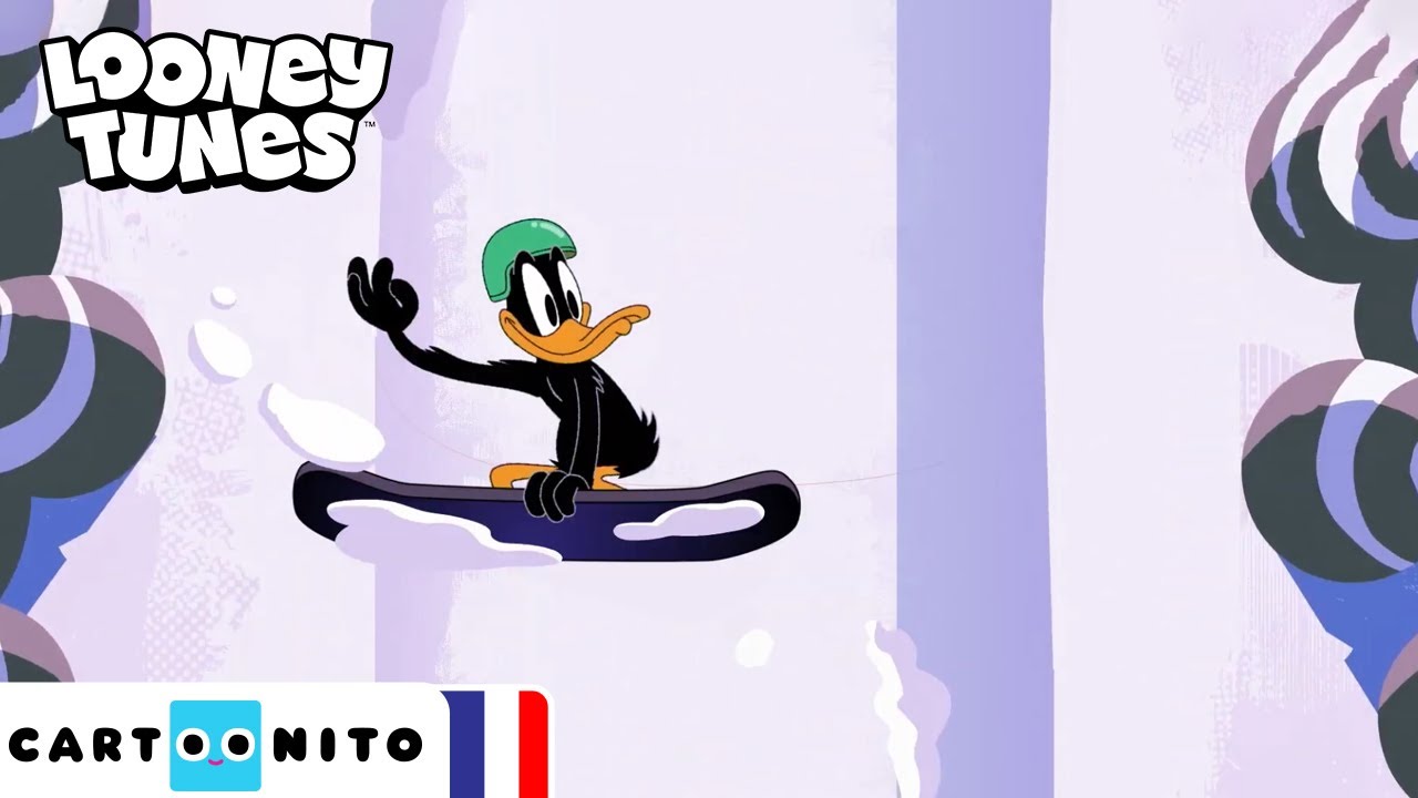 Le Snowboard 🏂 Looney Tunes | Le sport, c’est fastoche | @CartoonitoFrance
