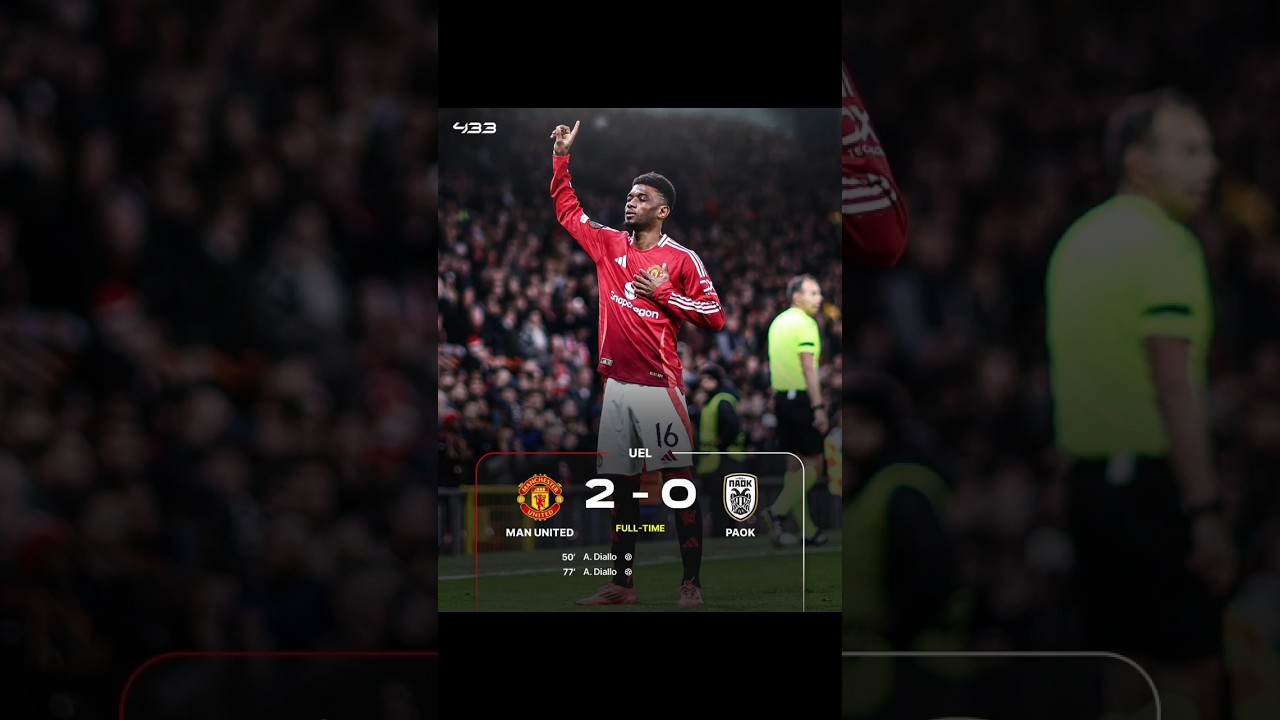 Manchester United vs PAOK Highlights