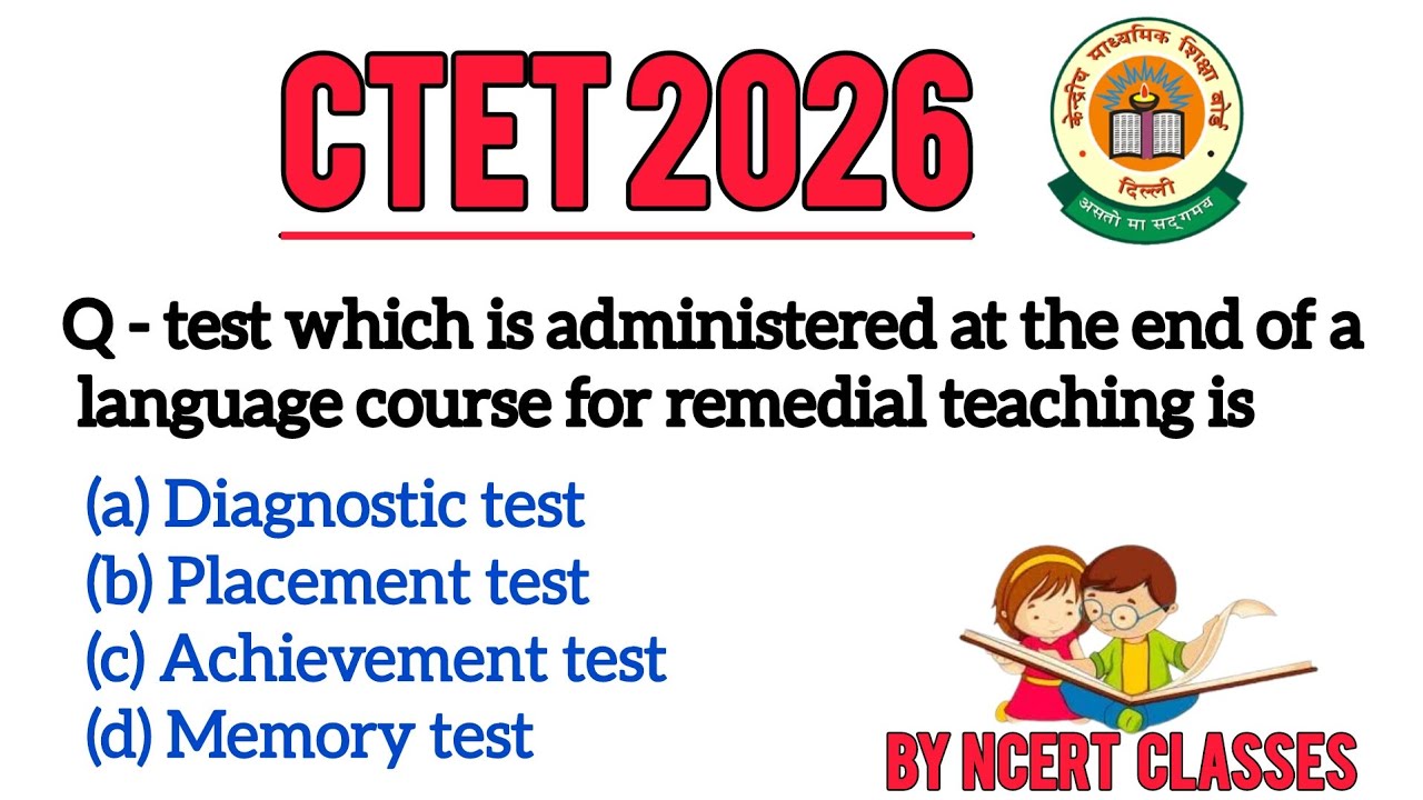 CTET 2026 English Pedagogy Most Repeated Question.....