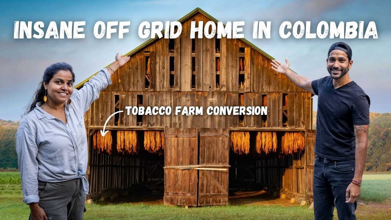 Abandoned Tobacco Farm Converted To Off-Grid Home in COLOMBIA