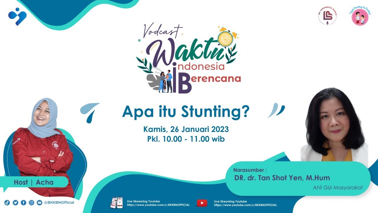 Apa Itu Stunting?  | Vodcast: Waktu Indonesia Berencana (WIB)