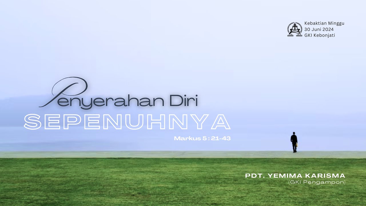 Ibadah Online Minggu - 30 Juni 2024 | Penyerahan Diri Sepenuhnya | Pdt. Yemima Karisma