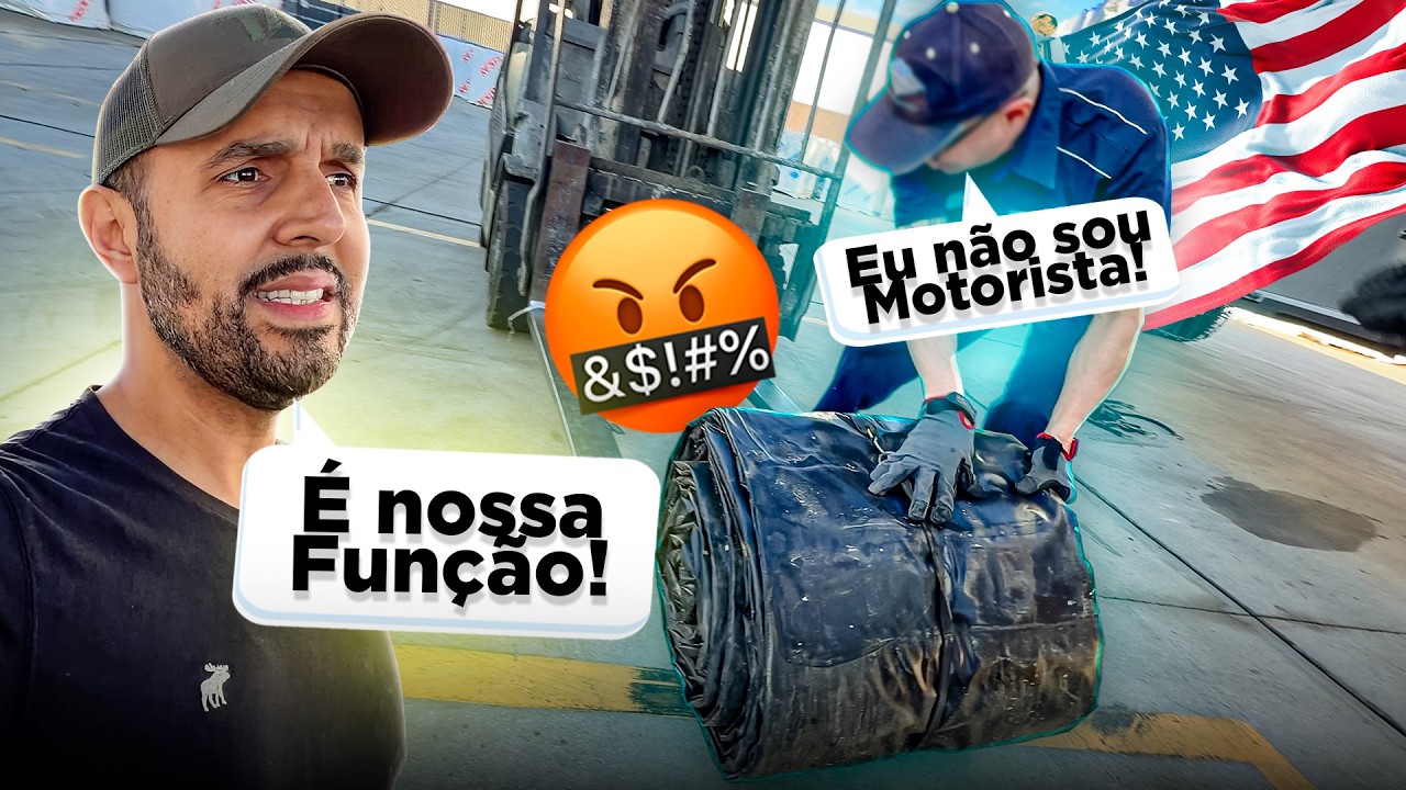 DISCUSSÃO PESADA COM O CARA DA EMPILHADEIRA 🤬🇺🇸