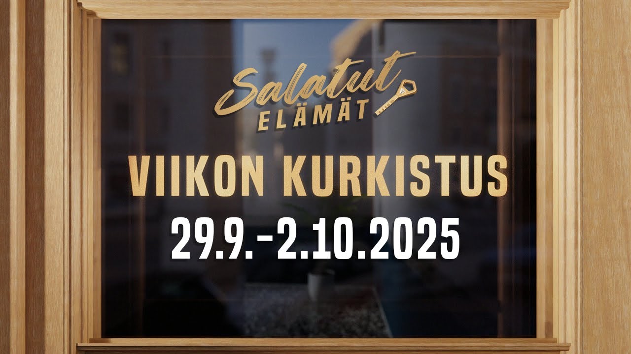 29.9. - 2.10.2025 | Viikon kurkistus | Salatut el&auml;m&auml;t