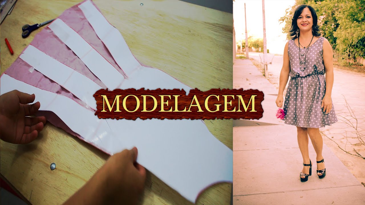 [MODELAGEM FÁCIL]  Vestido Evasê com Elástico