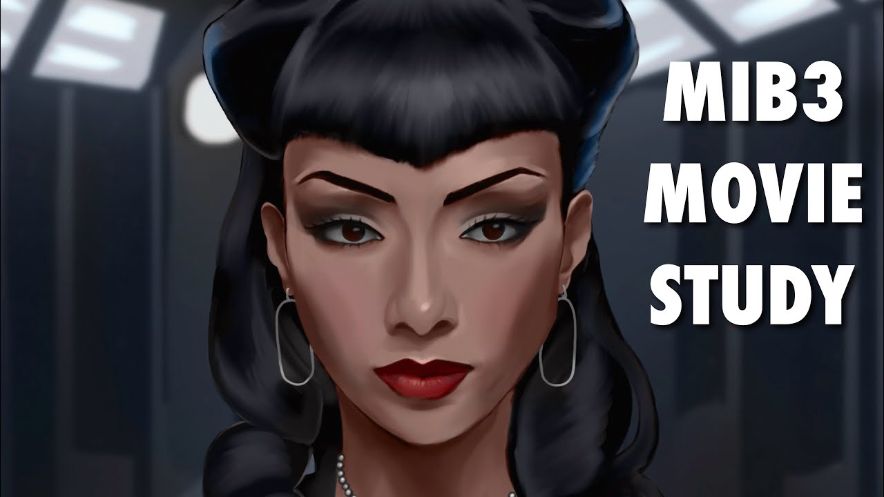 men in black 3 movie study speedpaint | painting with values in procreate