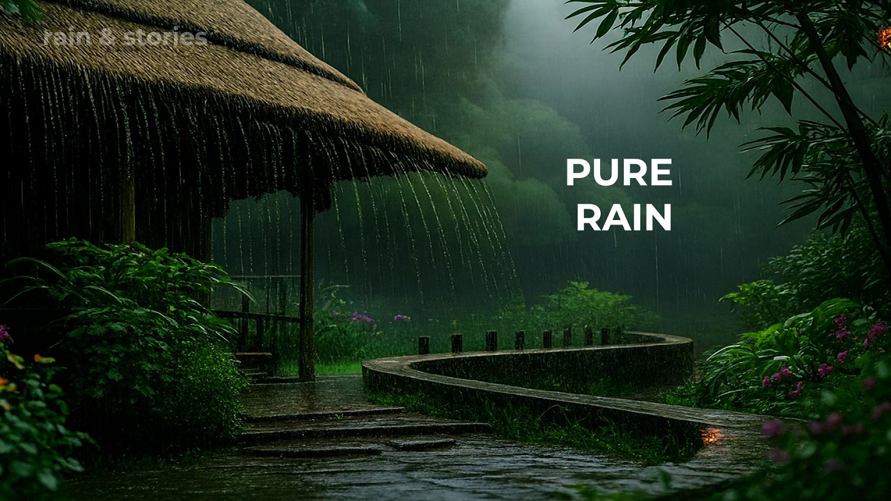 Rainy Night Ambience 🌧️ Quiet Music for Study, Focus & Peaceful Sleep