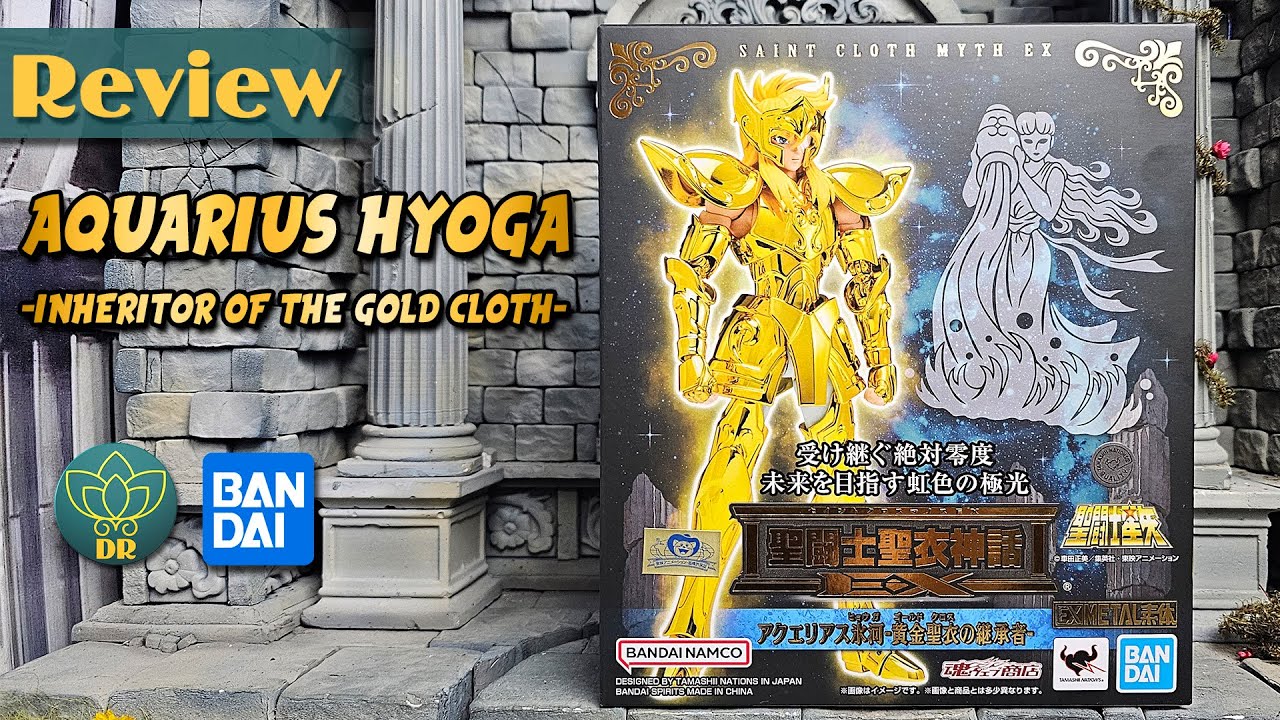HYOGA DE AQUÁRIO -Herdeiro da Armadura de Ouro- Cloth Myth EX Metal Bandai Unboxing Review