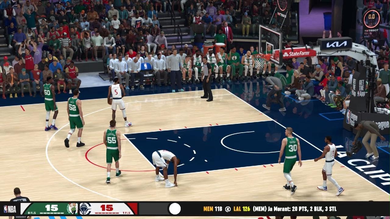 NBA 2K26 Regular season, Clippers vs. Celtics, 25-9