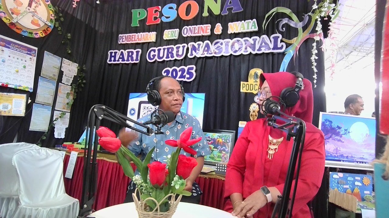 PODCAST PESONA ( PEMBELAJARAN, SERU, ONLINE & NYATA) HARI GURU NASIONAL KABUAPTEN MAGETAN 2025