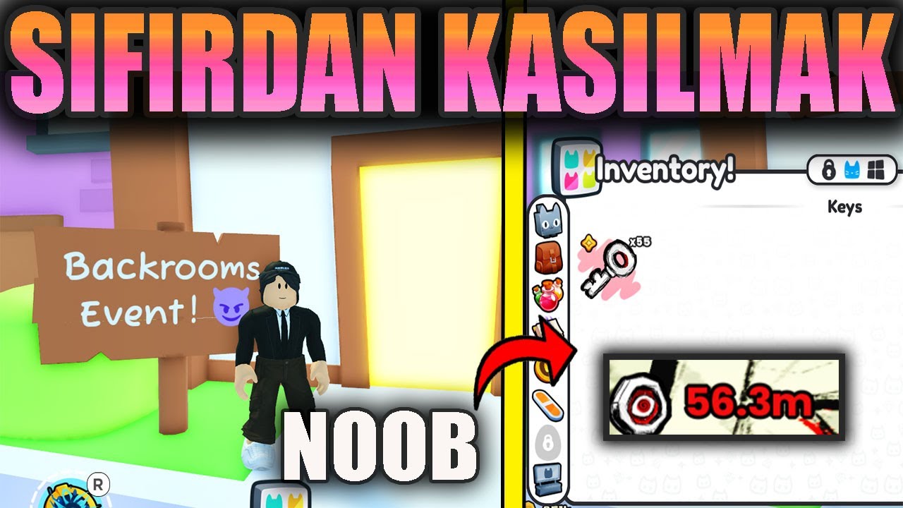 Anahtar Nasıl Bulunur - Kaykay Bugu - Hepsi Sıfırdan / Pet Simulator 99