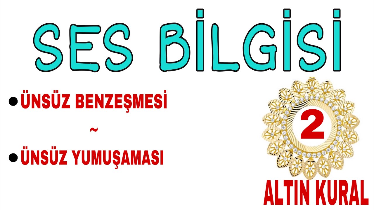 ÜNSÜZ BENZEŞMESİ VE ÜNSÜZ YUMUŞAMASINI AYIRT ETMENİN PRATİK YOLU (2 ALTIN KURAL)