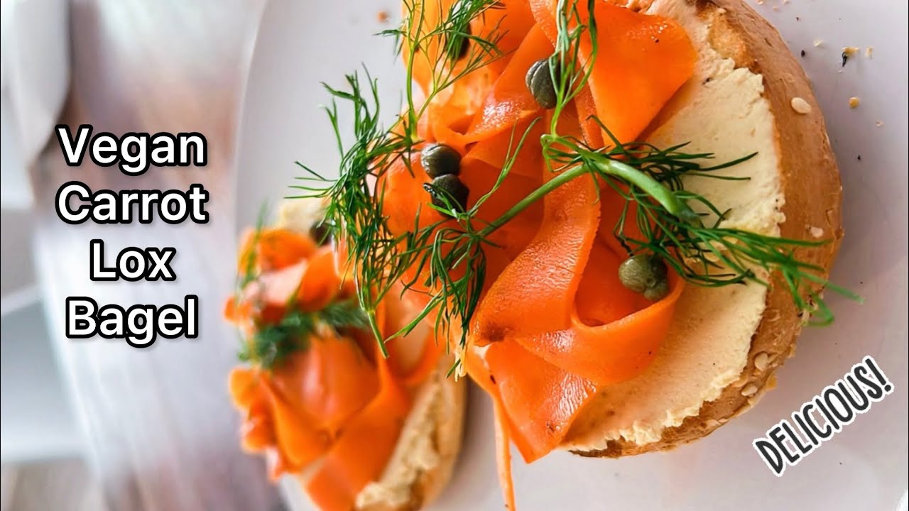 How to Make Carrot Lox Bagel | Essy Cooks