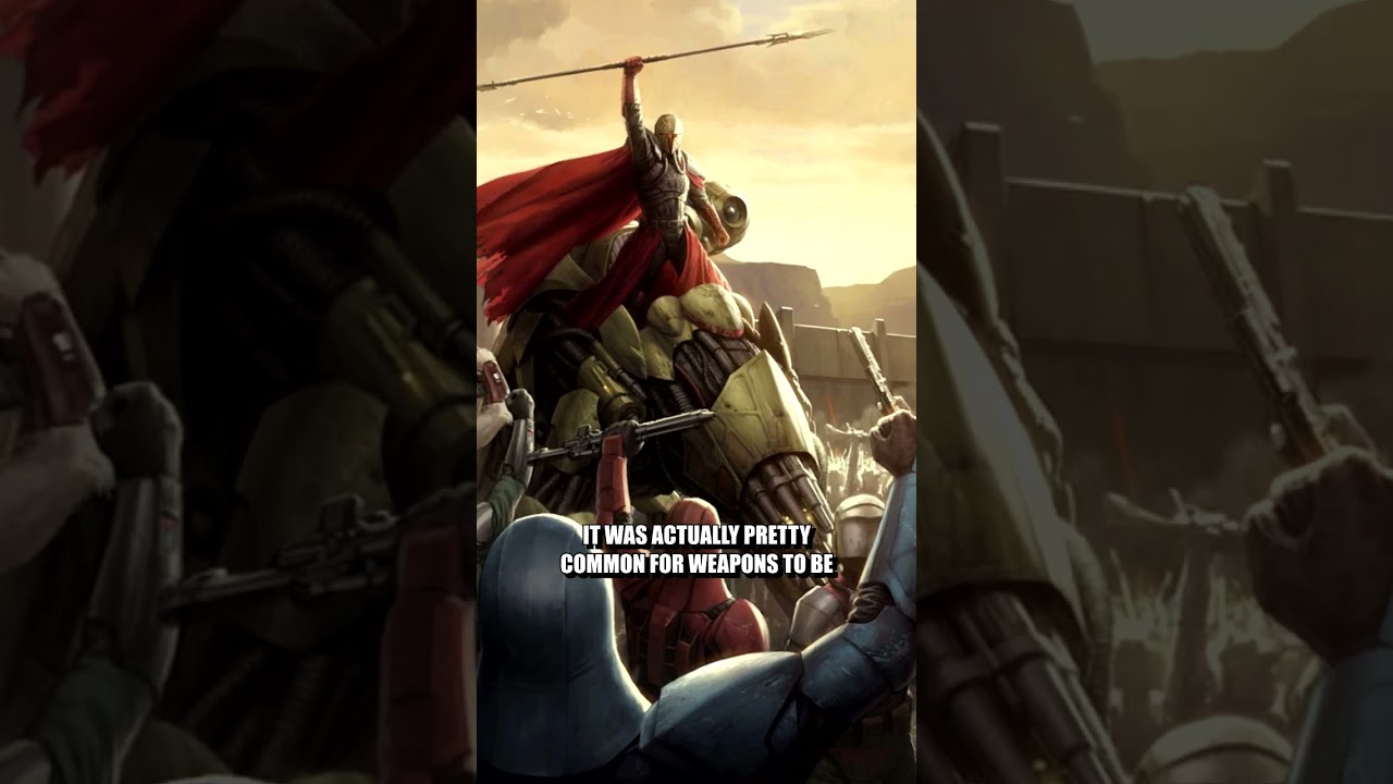 Why Mandalorian's Don't Use Beskar Weapons #shorts
