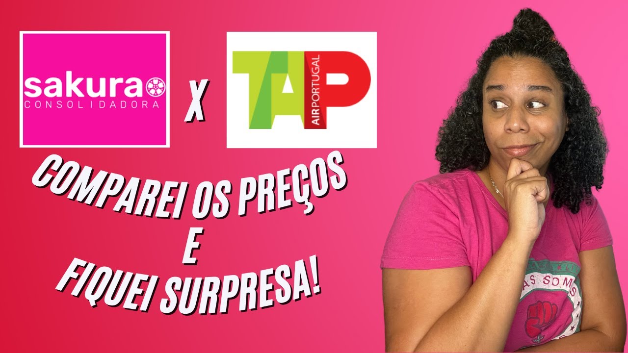 😮 COMPAREI OS PREÇOS DA @sakuraconsolidadora COM O SITE DA TAP PORTUGAL E OLHA O QUE ACONTECEU...