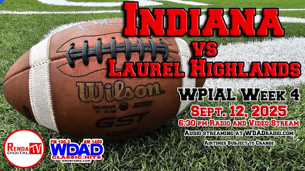 Indiana vs Laurel Highlands Football (09-12-25)