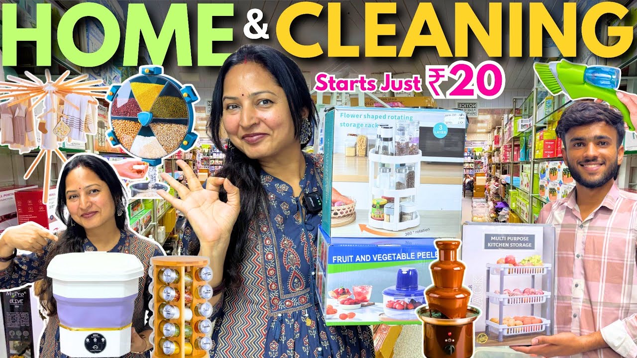 Crawford Market's *MOST VIRAL* Shop😱 | Household & Kitchen gadgets | Storage Organiser & Cleaning 