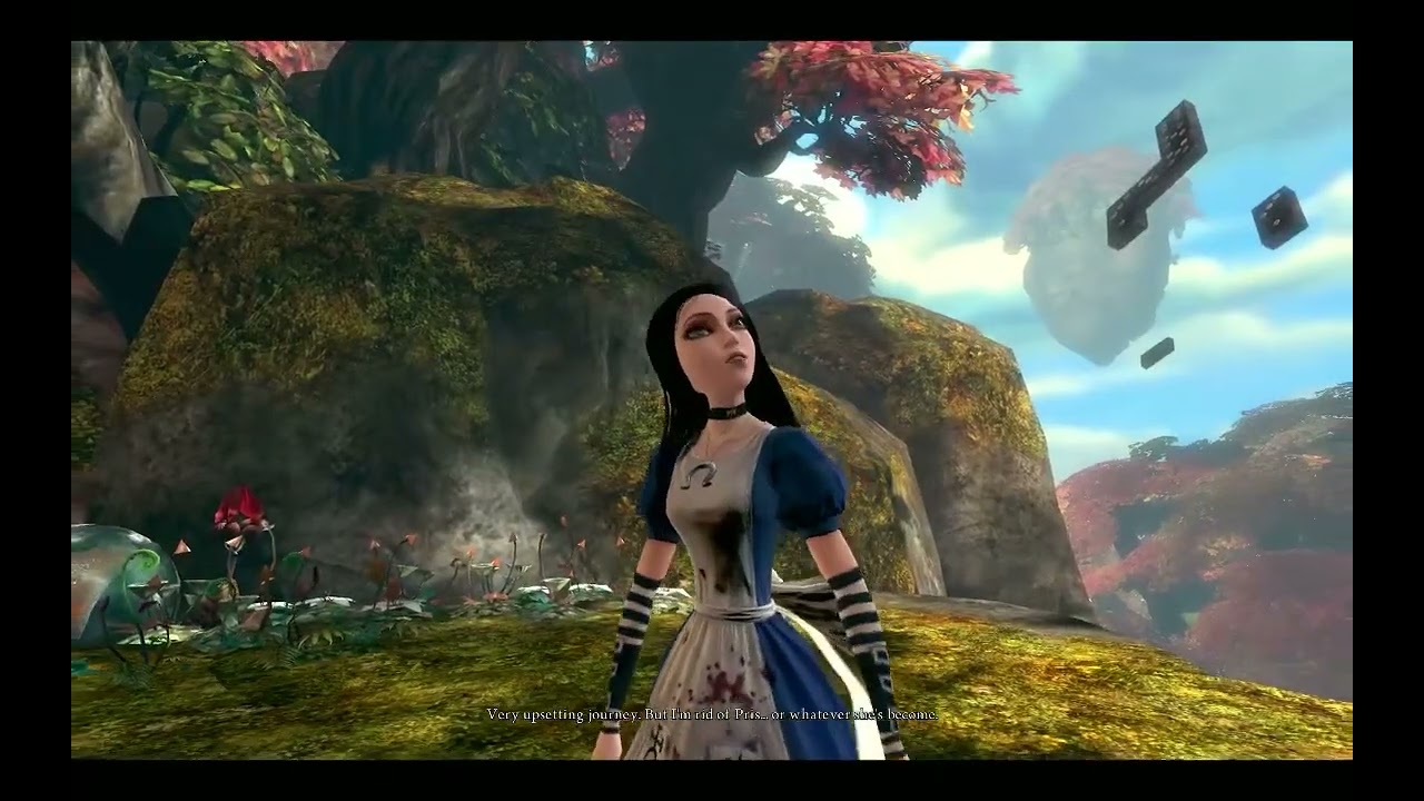 Alice shorter dress+gloves&choker skin | Alice Madness Returns