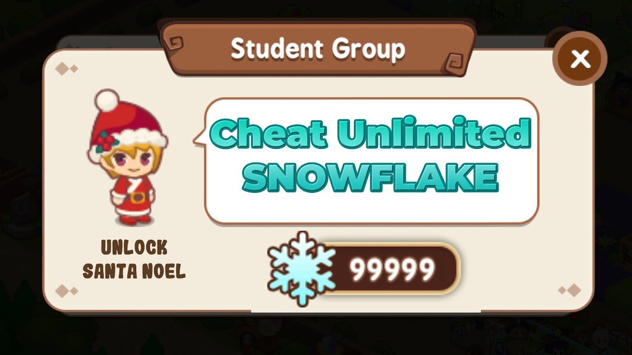 Unlimited Snowflake - Magic School Story Cheat with GG