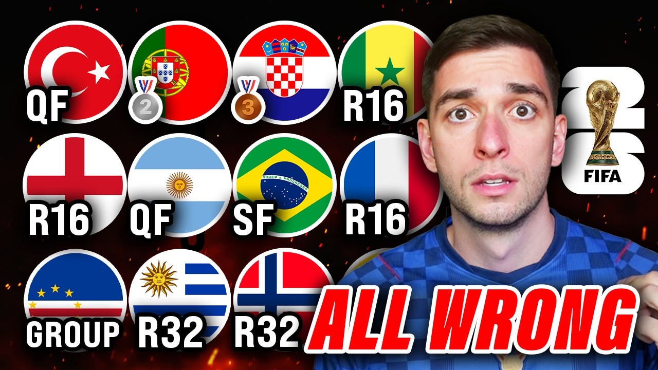 REACTING TO MY WORLD CUP 2026 PREDICTION