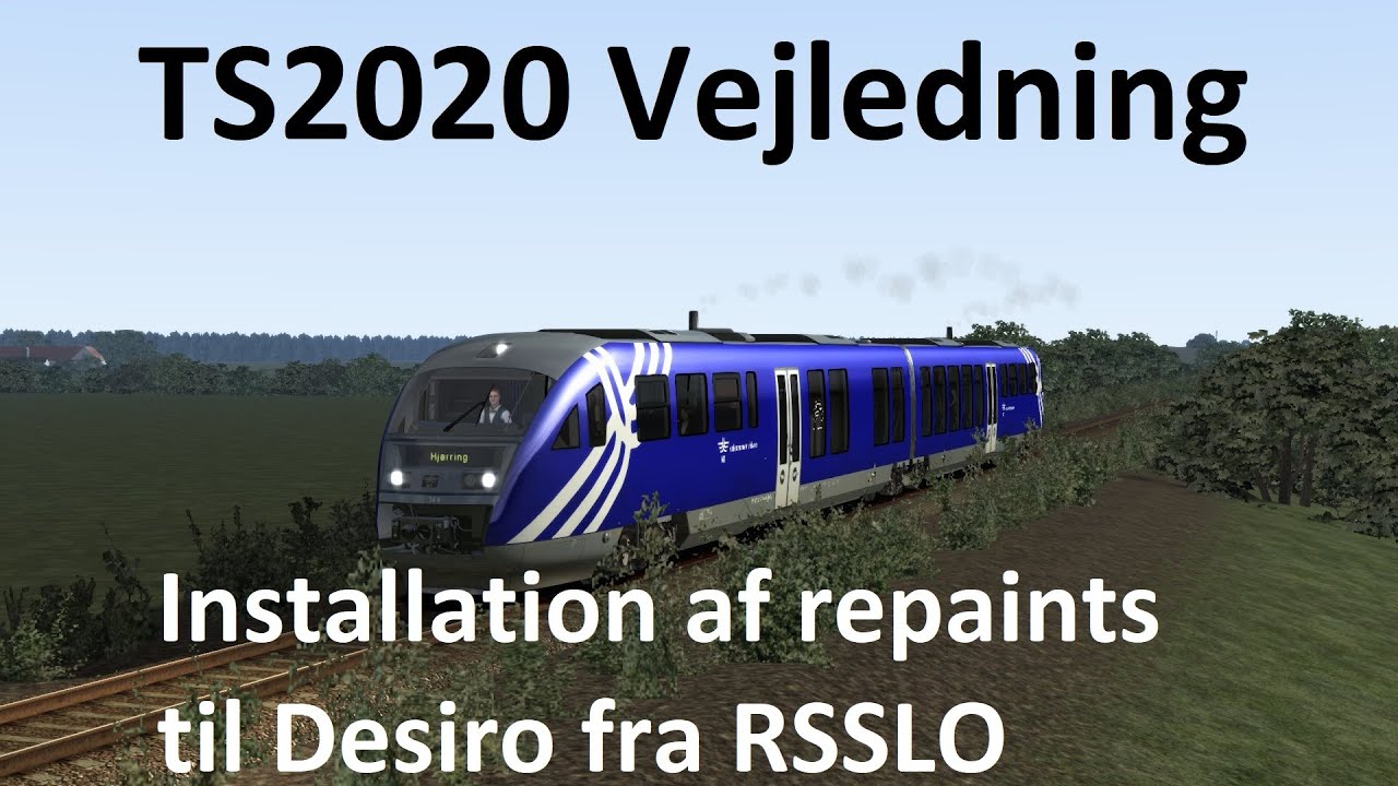 TS2020 Vejledning: Desiro repaints installation