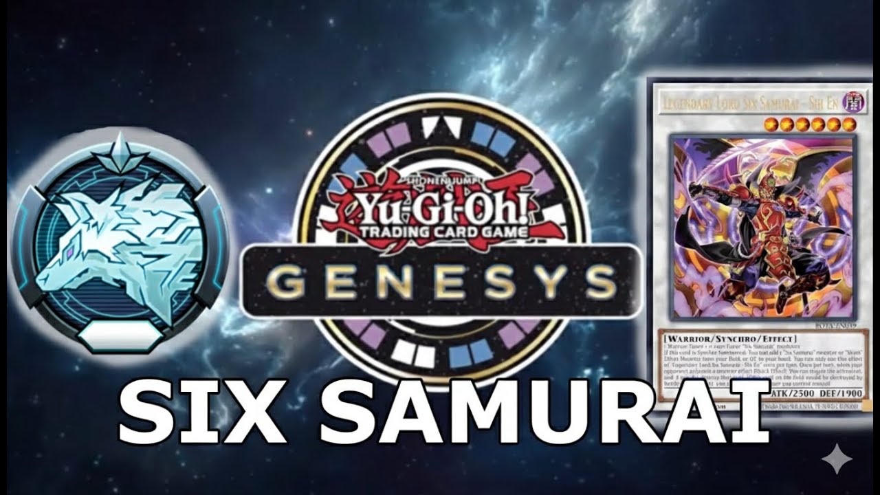 DECK SIX SAMURAI no Formato GENESYS | Análise e Gameplay Comentado no Master Duel