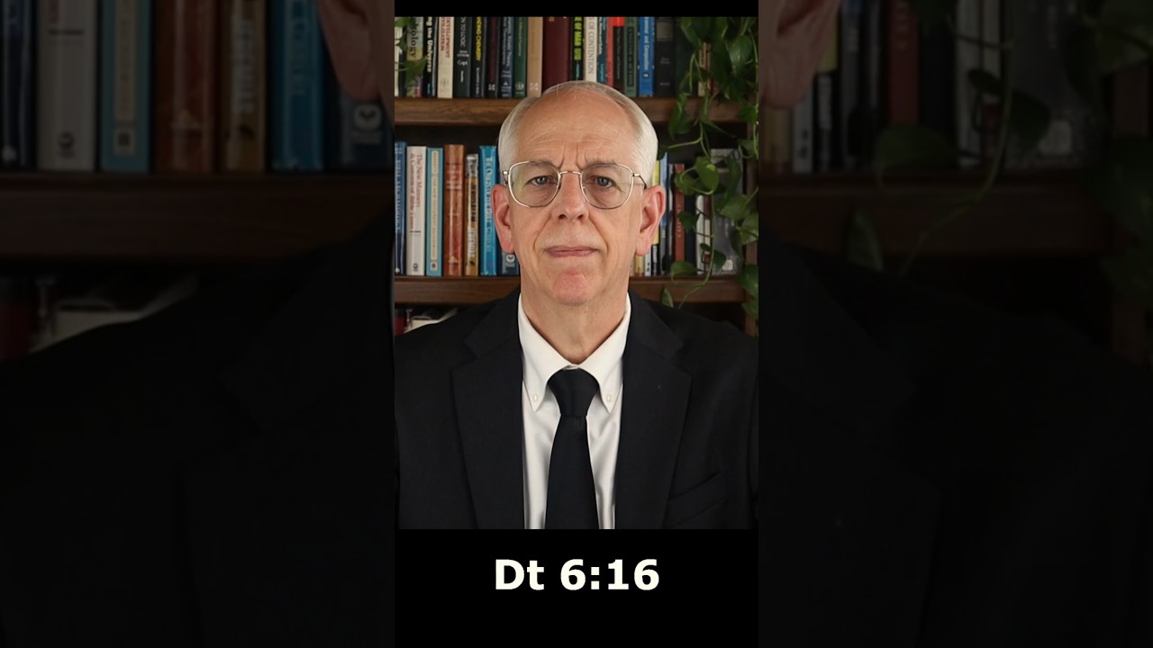 Dt 6:16 Testing God?