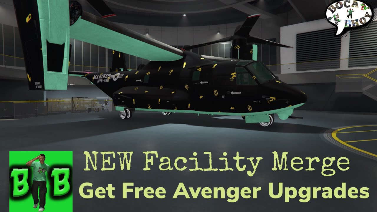 PATCHED GTA 5 NEW Facility Merge 1.43 / Free Avenger Upgrades How To Get Modded Avenger With Benny's