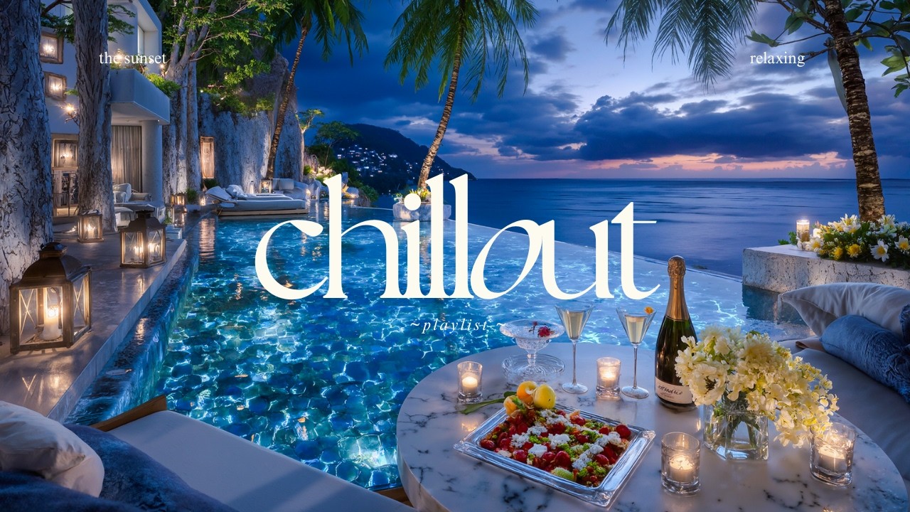 Luxury Chillout Lounge Music | Clifftop Ocean Oasis 🌊 Elegant Deep House Lounge for Romantic Nights
