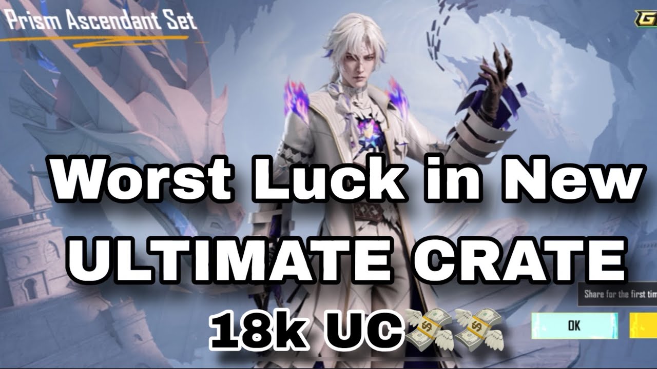 18K UC💰 New Ultimate PRISM ASCENDANT SET|| WORST LUCK EVER😭 #pubgmobile #bgmi 