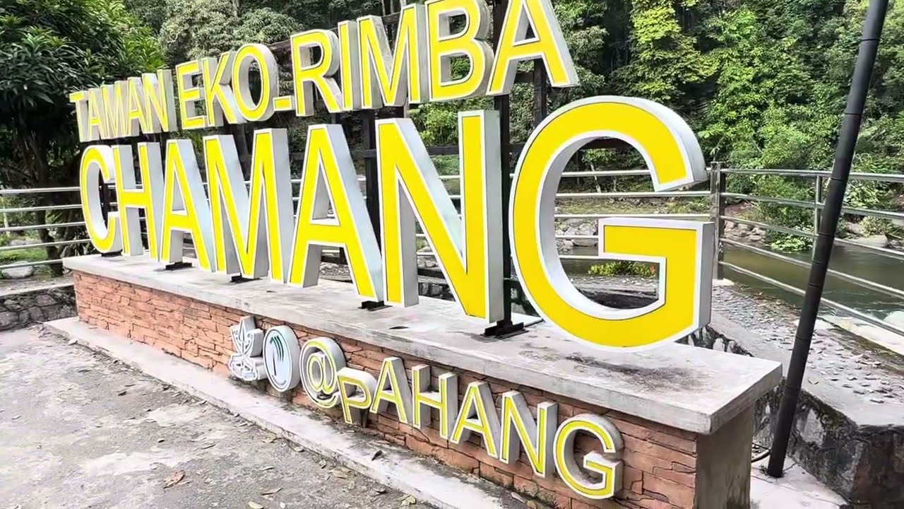 Sudden escape to chamang waterfall #funtrip