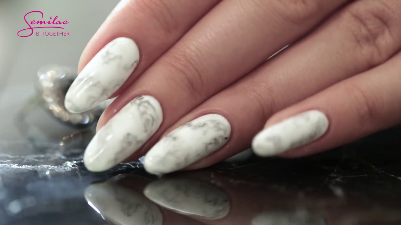 Marble nails: Το πιο όμορφο αποτέλεσμα μαρμάρου βήμα-βήμα