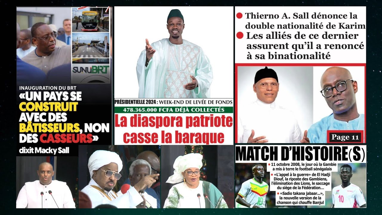 BRT DE 300 A PLUS DE 400 MILLIARDS...PASTEF MOBILISE PLUS DE 500 MILLIONS..TAS INVALIDE KARIM...
