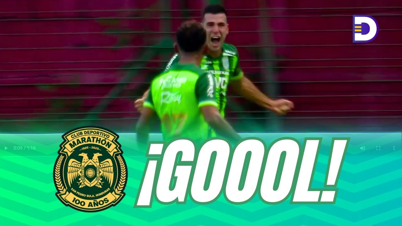 &iexcl;Gol de Nicol&aacute;s Messiniti! 24 minutos Marath&oacute;n abre la lata ante Motagua en el Cl&aacute;sico de las M&acute;s
