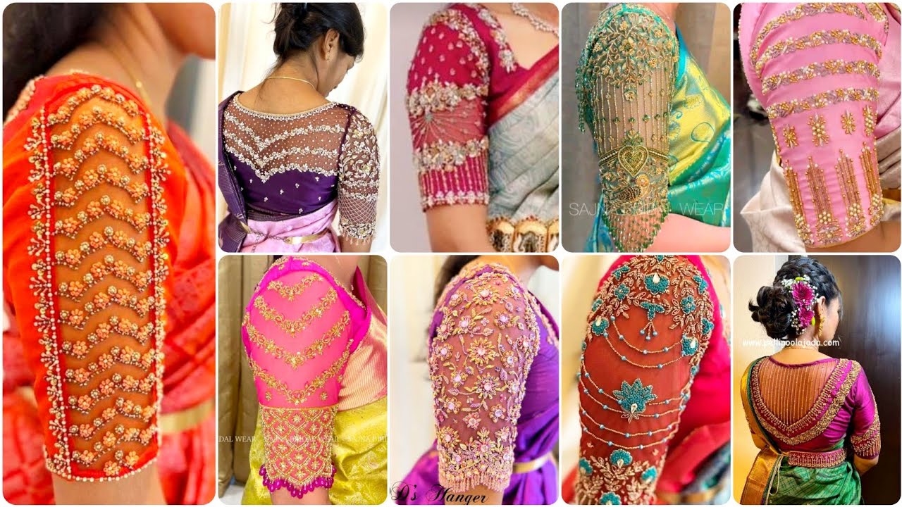 💗Bridal Heavy Maggam Work Blouse Designs|Aari style Work Designs|Latest Blouse Designs 