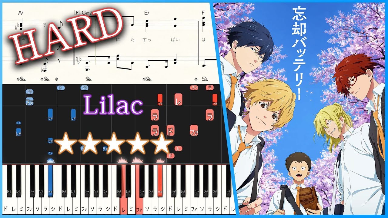 Lilac（Oblivion Battery OP）- Mrs. GREEN APPLE - Hard Piano Tutorial + Sheets【Piano Arrangement】