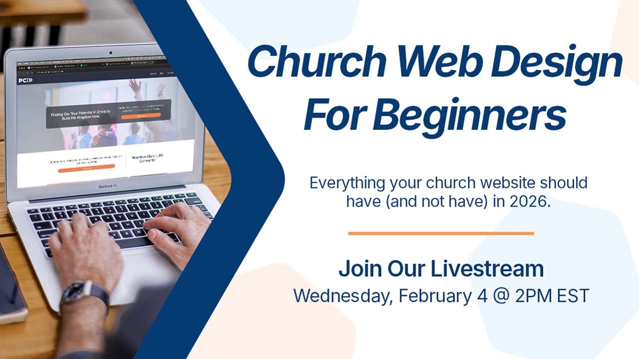 ChurchTrac Livestream - 2/4/2026: Church Web Design for Beginners